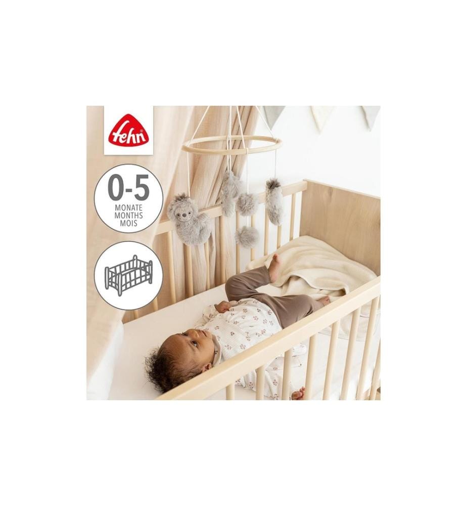 FEHN - Holz-Mobile Faultier Beige/Grau