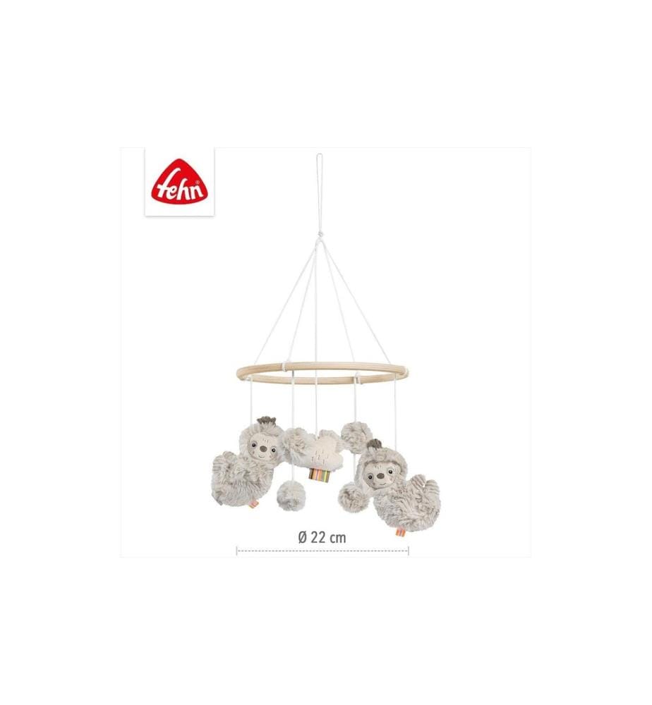 FEHN - Holz-Mobile Faultier Beige/Grau