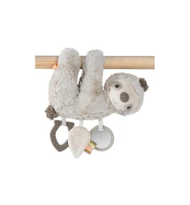 FEHN - Jouet pour poussette Paresseux d'activité, Gris/beige