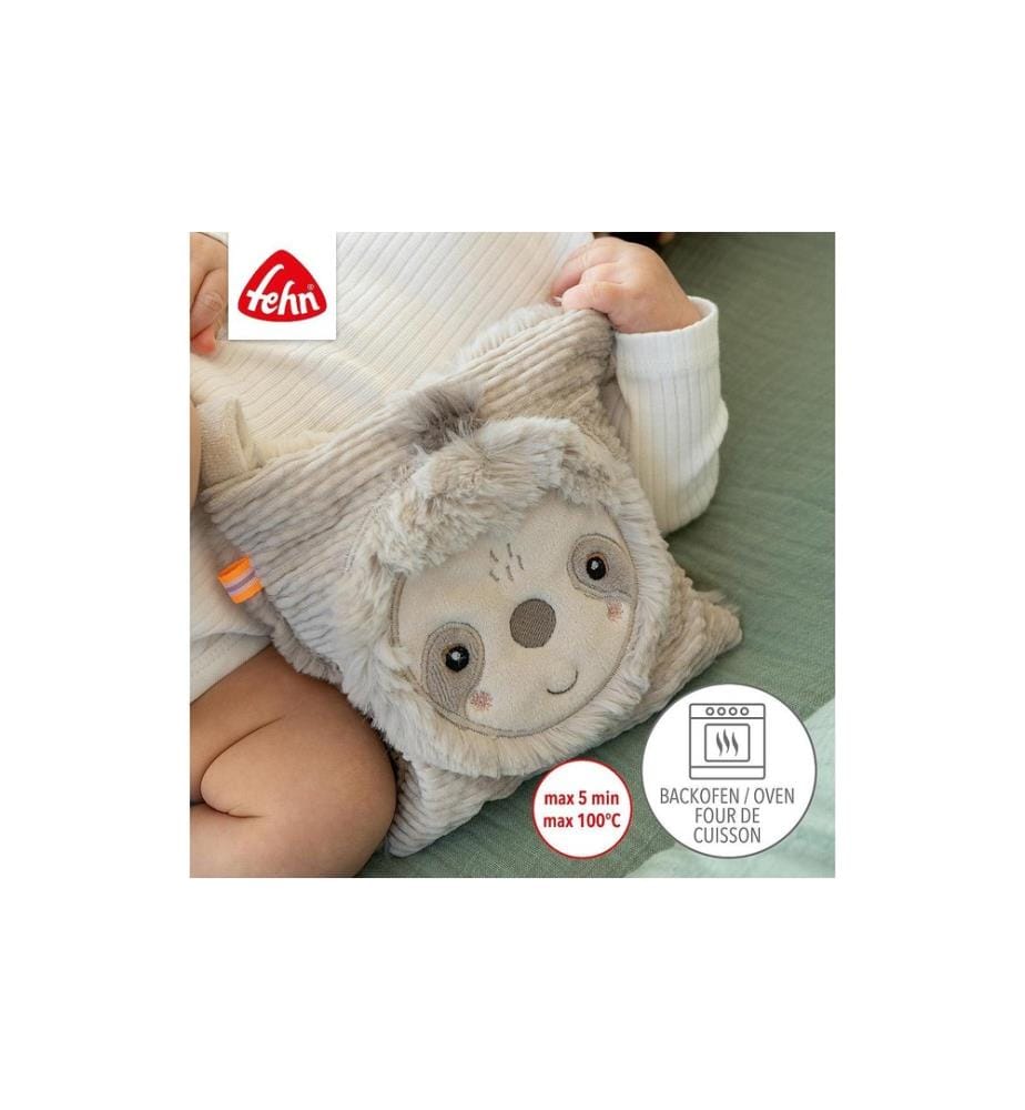 FEHN - Kirschkernkissen Faultier Grau/Beige