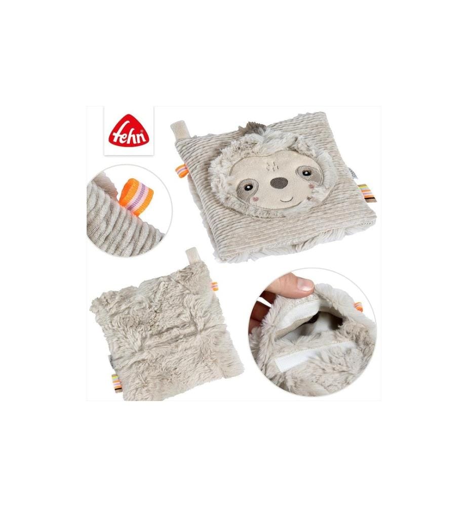 FEHN - Kirschkernkissen Faultier Grau/Beige