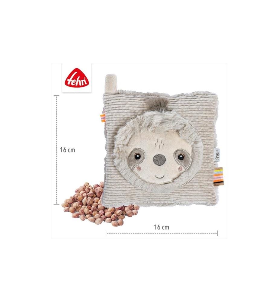 FEHN - Kirschkernkissen Faultier Grau/Beige