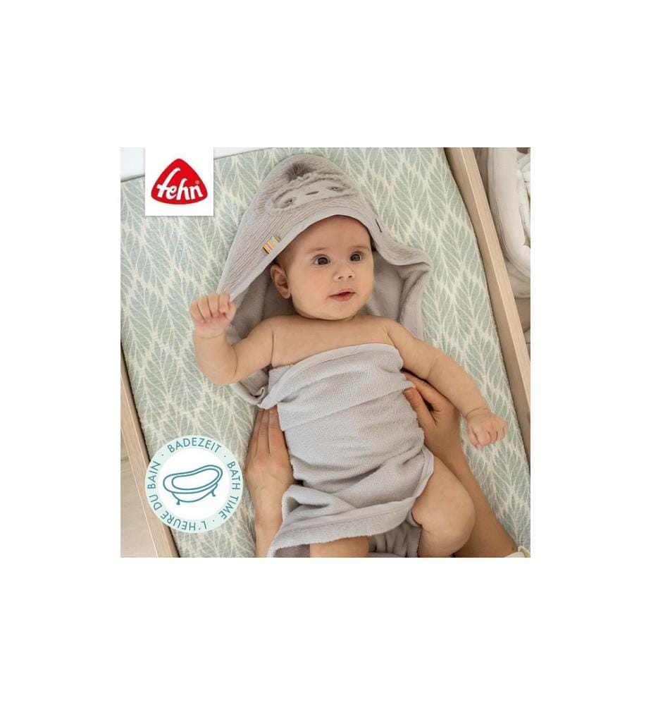 FEHN - Cape de bain paresseux Gris/beige