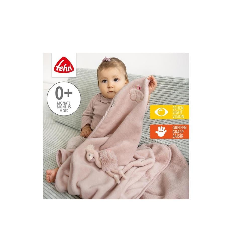 FEHN - Coffret cadeau Couverture flamant rose
