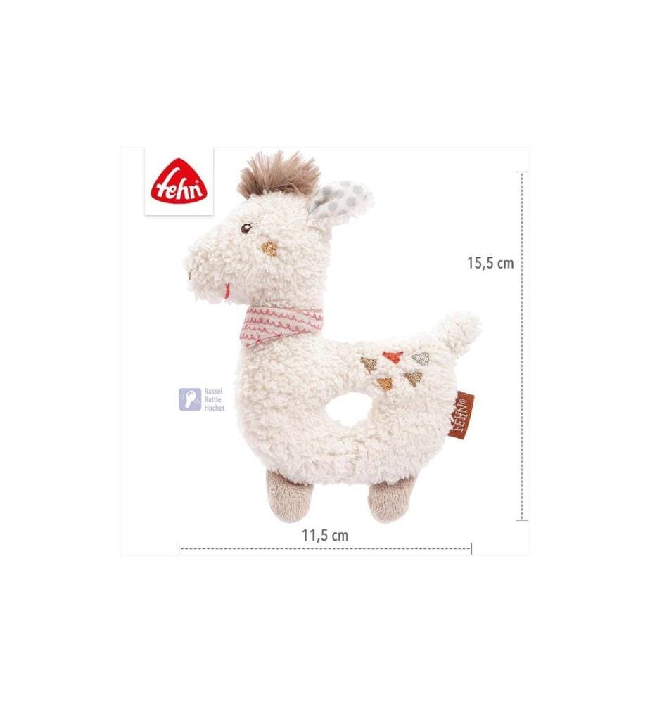 FEHN - Ring-Greifling Lama 11.5 x 15.5 cm