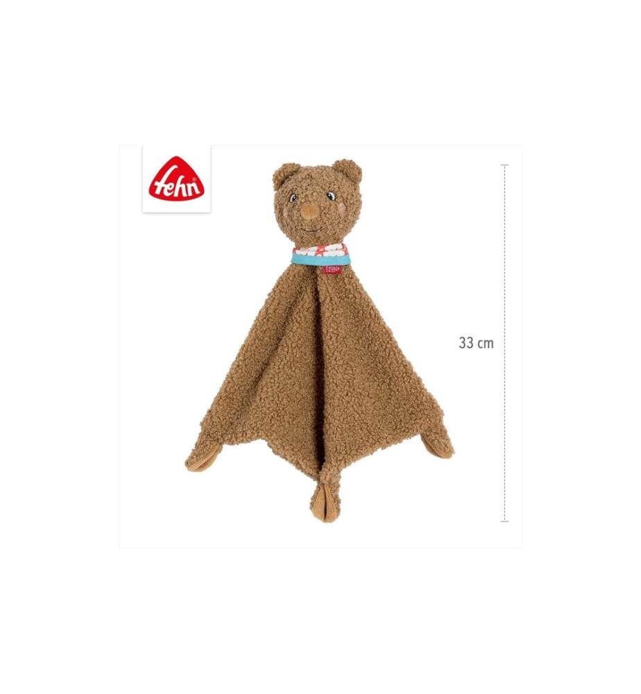 FEHN - Doudou Ours brun, 33 cm