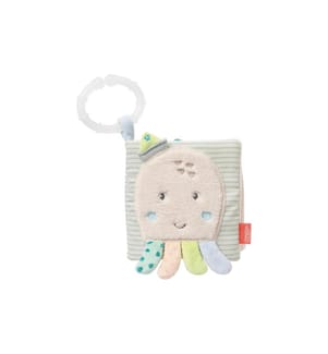 FEHN - Kinderwagenspielzeug Stoffbuch Oktopus