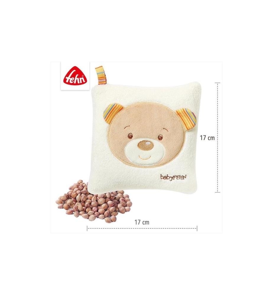 FEHN - Coussin aux noyeaux de cerise Teddy Classic Stars
