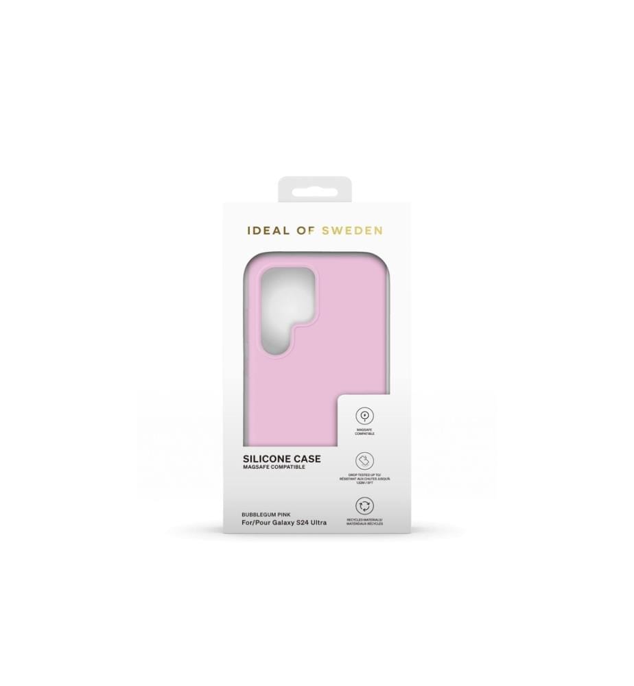 IDEAL OF SWEDEN - Coque arrière Silicone Galaxy S24 Ultra Bubblegum Pink