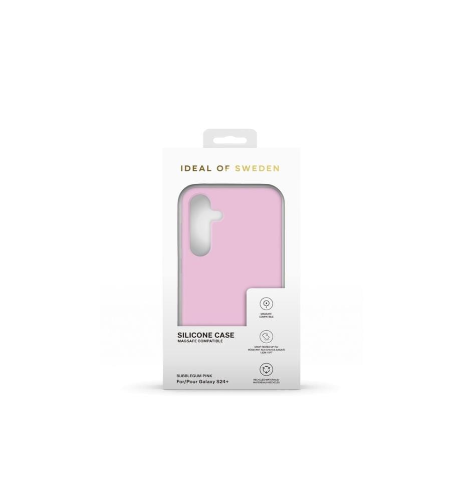 IDEAL OF SWEDEN - Coque arrière Silicone Galaxy S24+ Bubblegum Pink