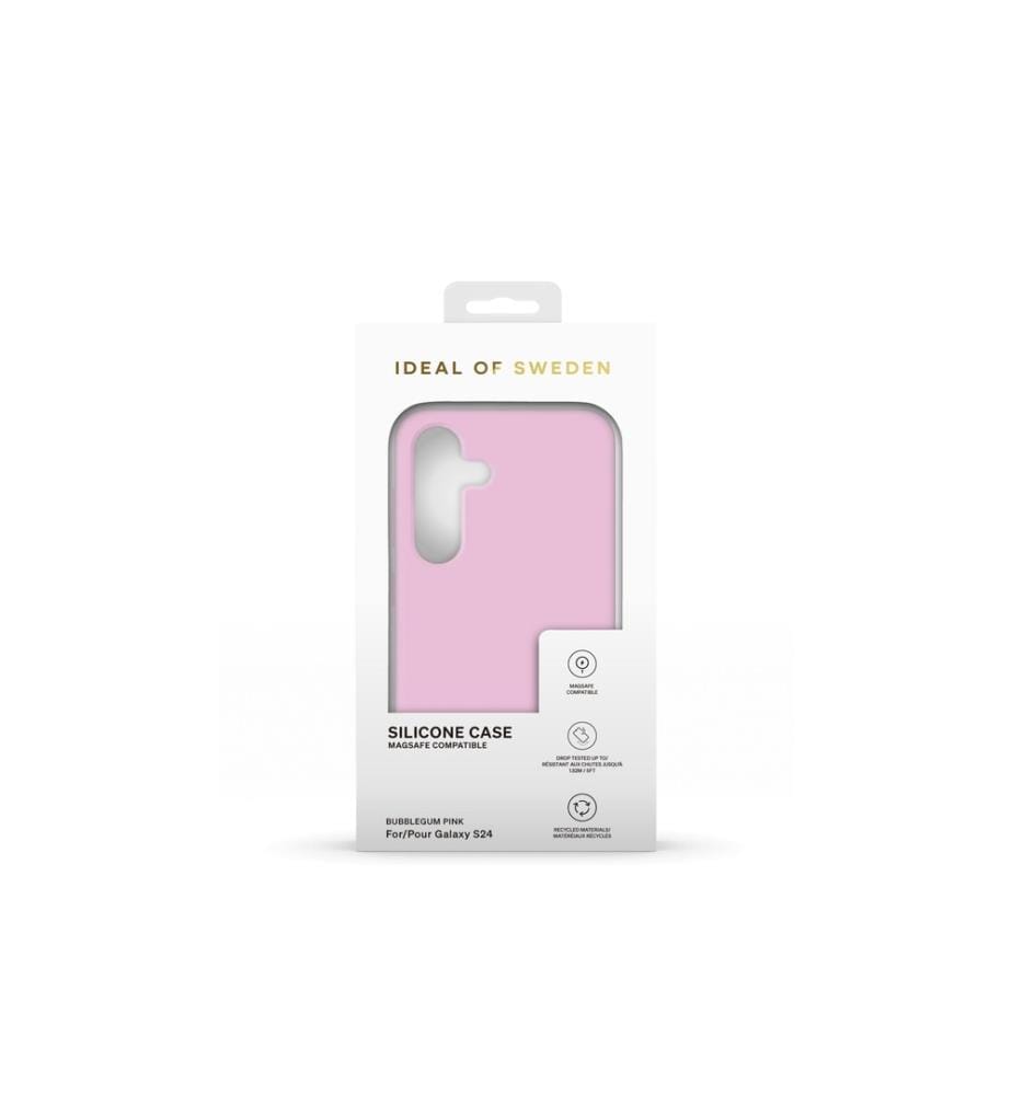 IDEAL OF SWEDEN - Coque arrière Silicone Galaxy S24 Bubblegum Pink