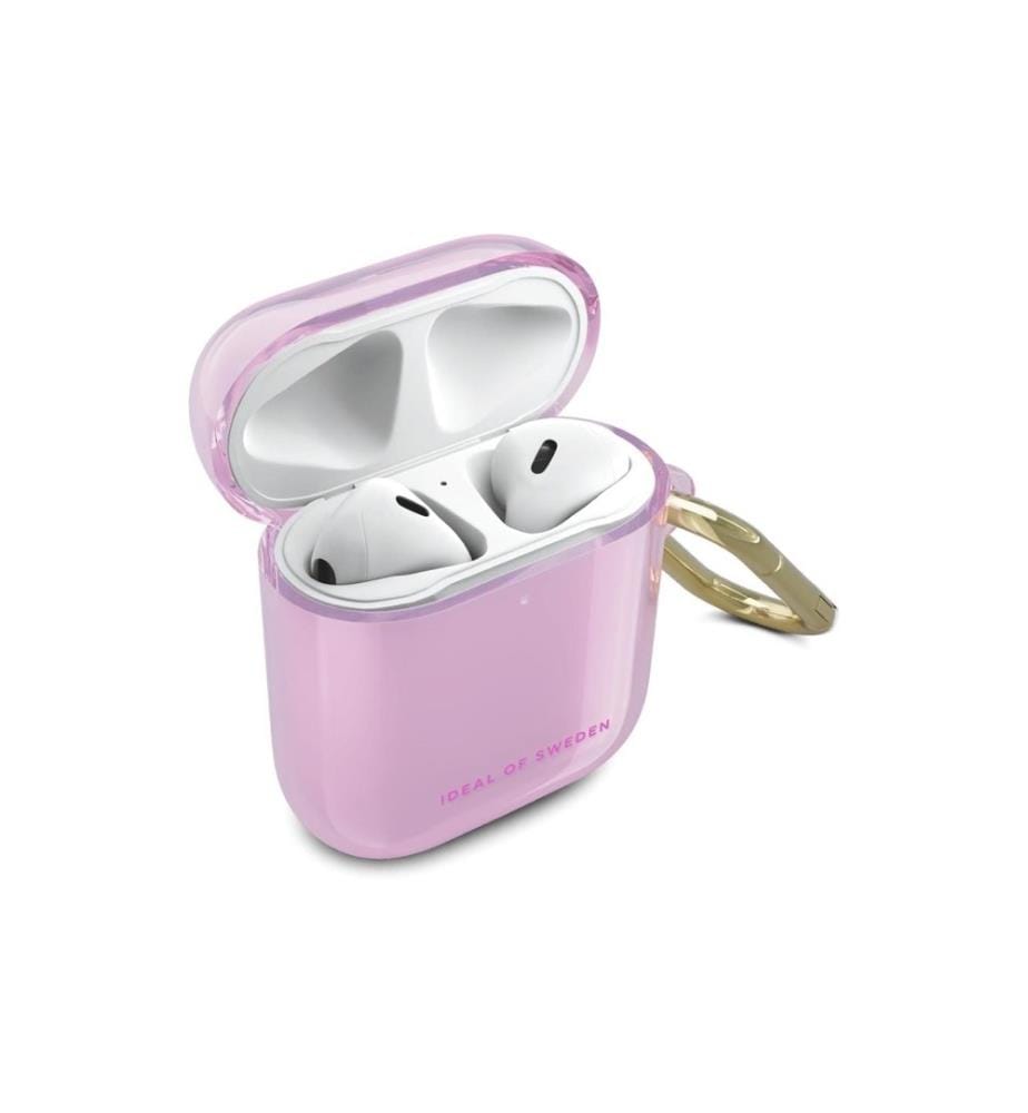 IDEAL OF SWEDEN - Mallette de transport AirPods Gen. 1 st/2nd Gen. Pink Clear