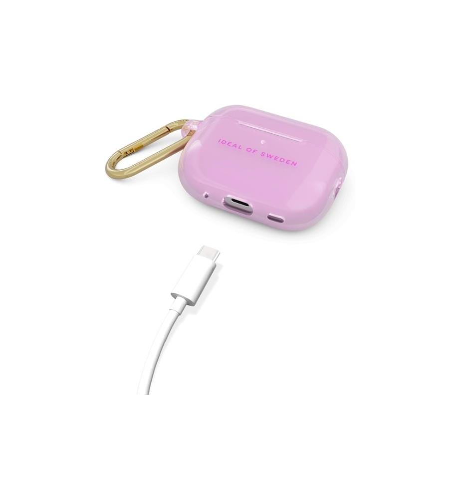 IDEAL OF SWEDEN - Mallette de transport AirPods Gen. 1 st/2nd Gen. Pink Clear