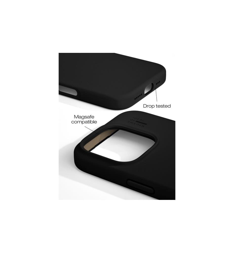 IDEAL OF SWEDEN - Coque arrière Silicone iPhone 16 Pro Max Noir