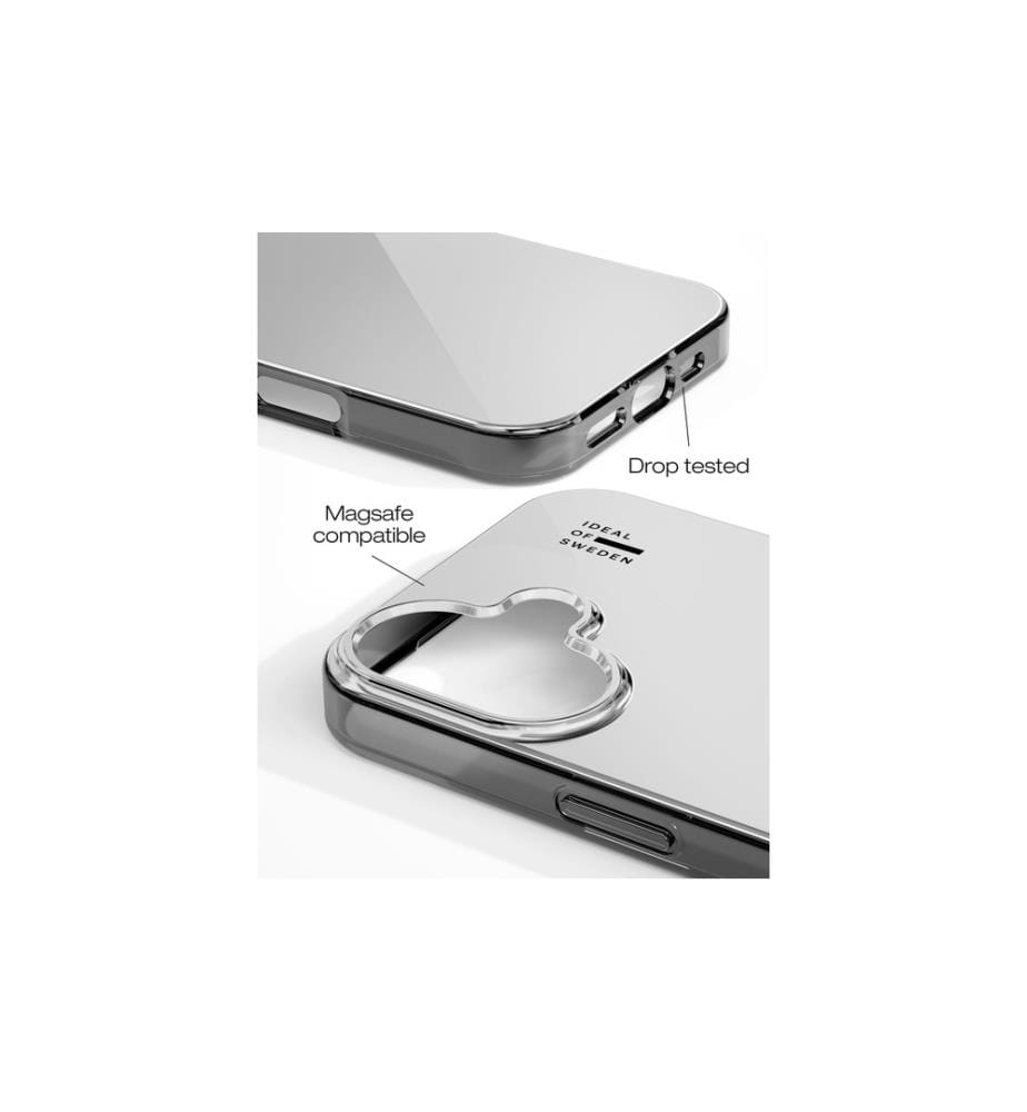 IDEAL OF SWEDEN - Coque arrière Clear Case iPhone 16 Mirror