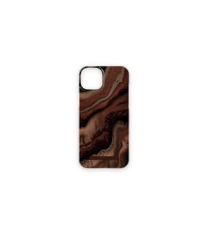 IDEAL OF SWEDEN - Coque arrière Dark Amber Marble iPhone 15 Plus