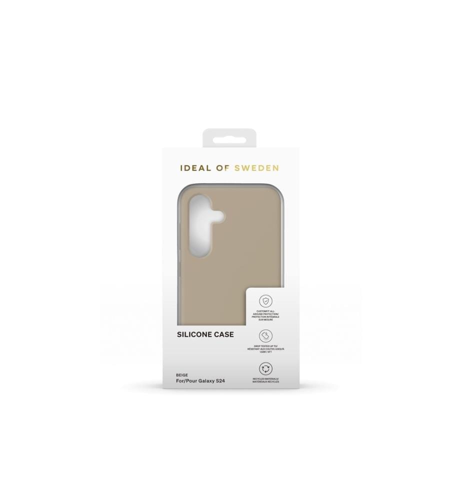 IDEAL OF SWEDEN - Coque arrière Silicone Galaxy S24 Beige