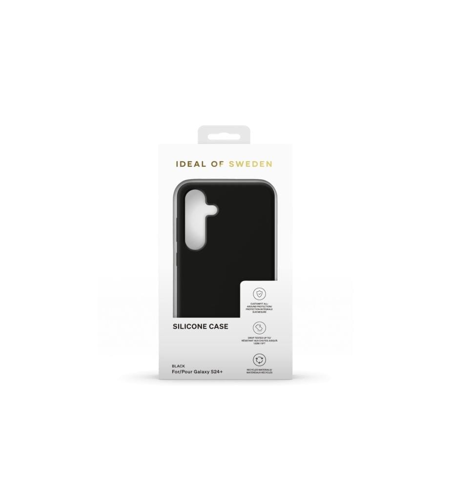 IDEAL OF SWEDEN - Coque arrière Silicone Galaxy S24+ Noir