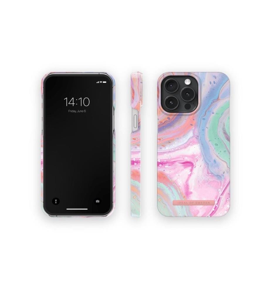 IDEAL OF SWEDEN - Coque arrière Pastel Marble  iPhone 14 Pro Max