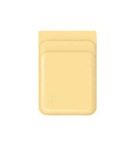 IDEAL OF SWEDEN - Magnetic Card Holder MagSafe Soft Lemon