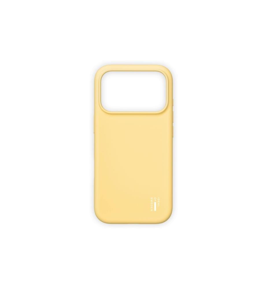 IDEAL OF SWEDEN - Silicone Case MagSafe iPhone 17 Pro Soft Lemon