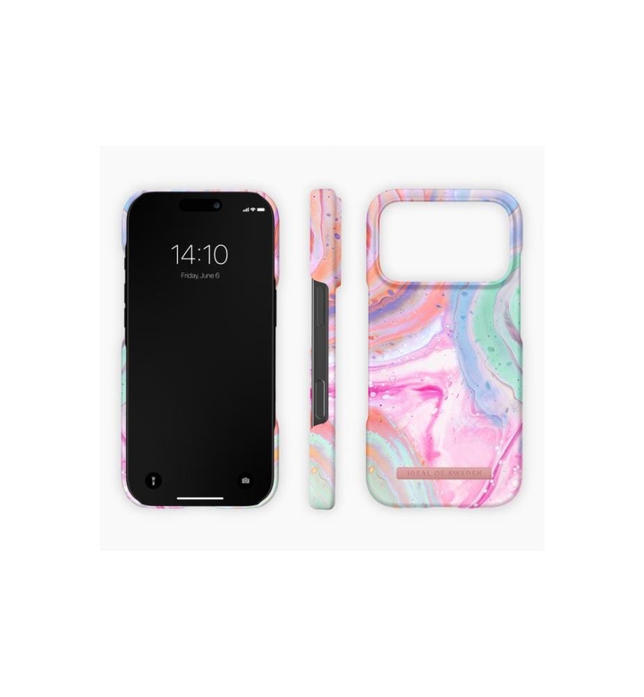 IDEAL OF SWEDEN - Coque arrière Printed Case MagSafe Pastel Marble iPhone 17 Pro