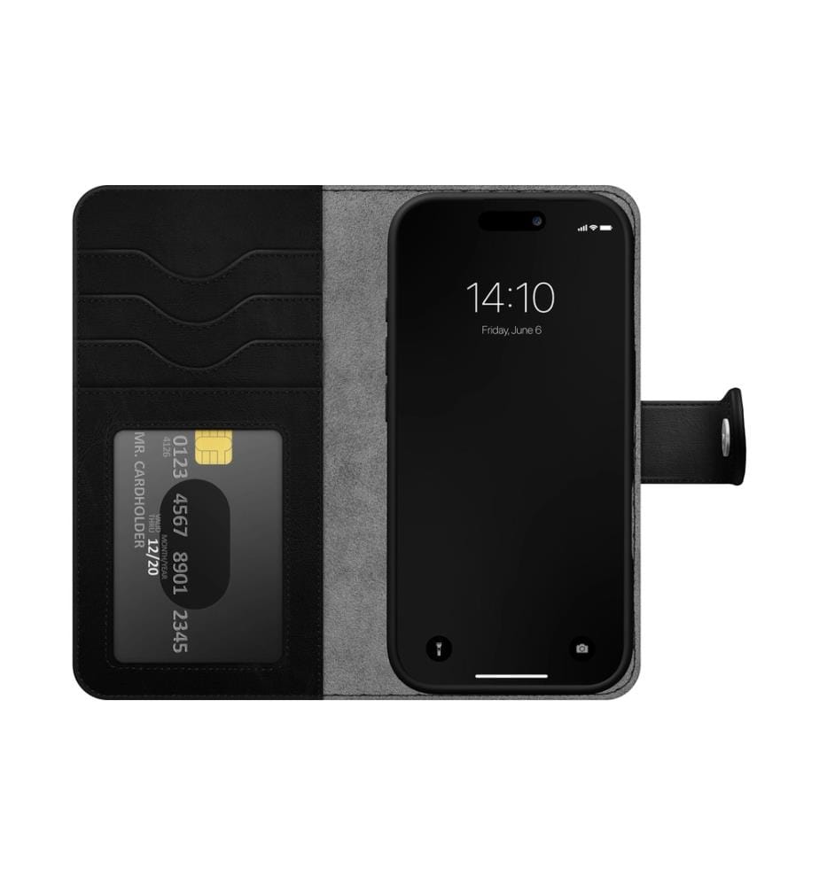 IDEAL OF SWEDEN - Book Cover Magnet Wallet+ MagSafe iPhone 17 Black