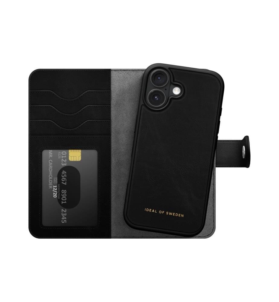 IDEAL OF SWEDEN - Book Cover Magnet Wallet+ MagSafe iPhone 17 Black