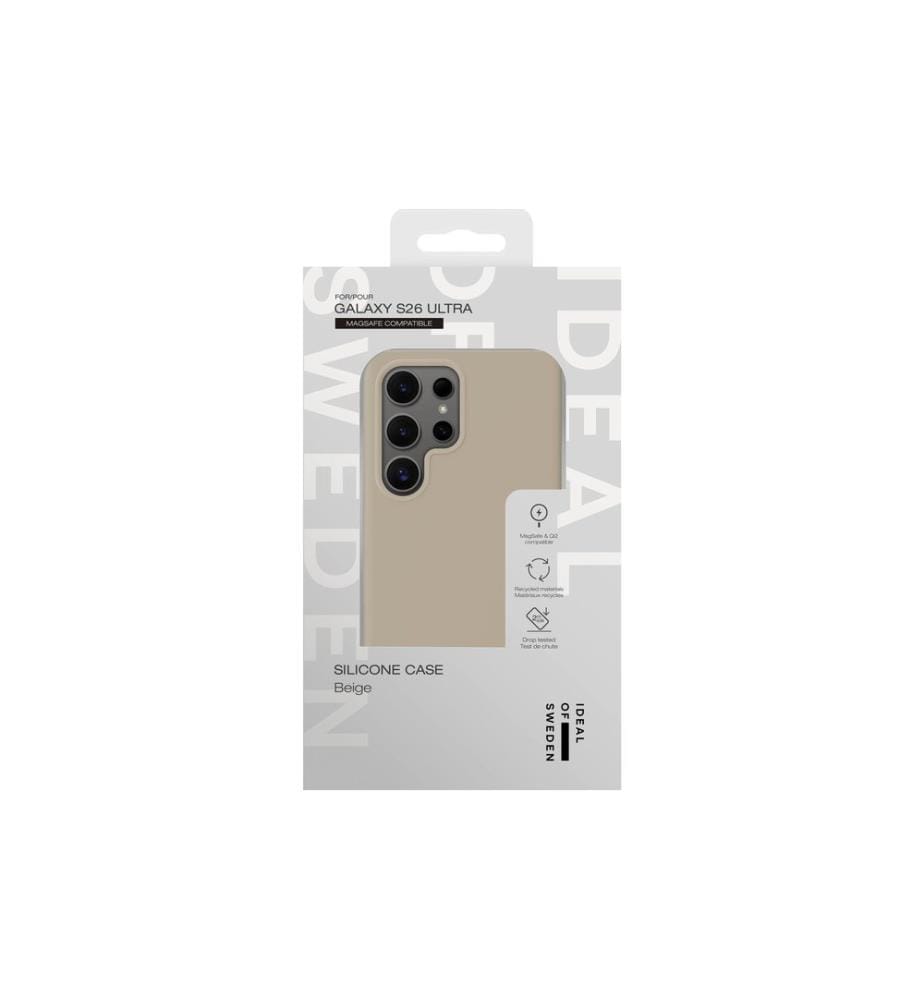 IDEAL OF SWEDEN - Coque arrière Silicone Galaxy S26 Ultra Beige