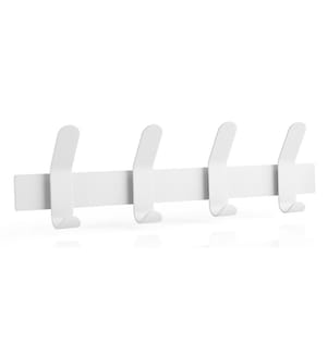 ZONE DENMARK - Wandgarderobe A-Rack 4 Haken, Weiss