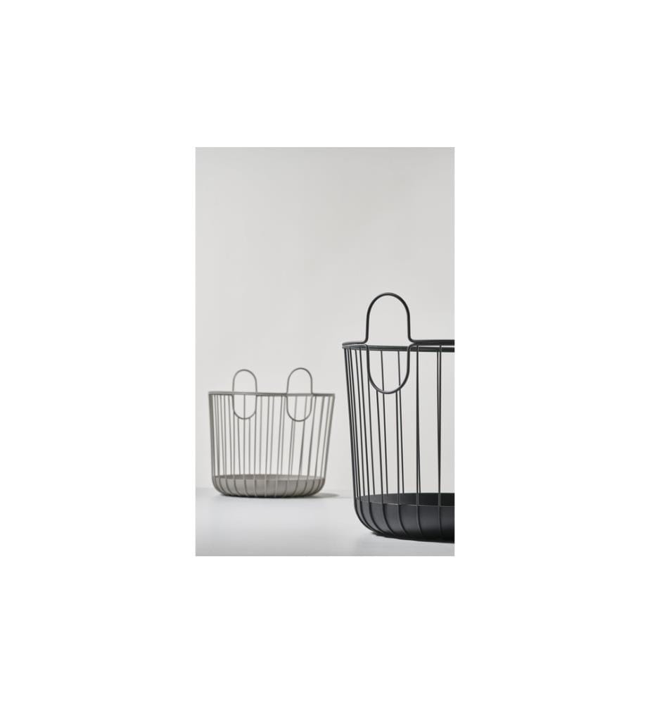 ZONE DENMARK - Panier de rangement Inu Ø 40.6 cm, Noir