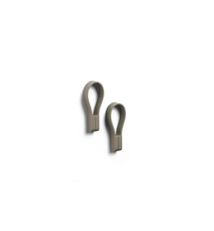 ZONE DENMARK - Handtuchhalter Loop 2 Stück, Taupe