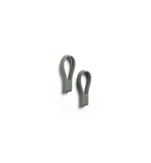 ZONE DENMARK - Handtuchhalter Loop 2 Stück, Olive Green