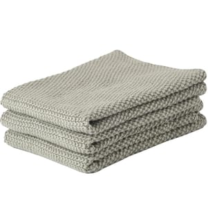 ZONE DENMARK - Torchon à vaisselle 27 cm x 27 cm, 3 pièces, Gadoue