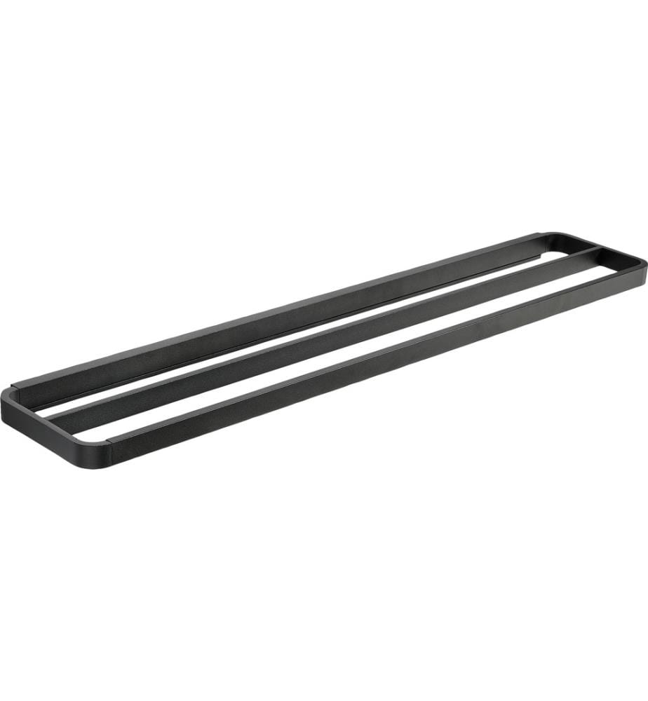 ZONE DENMARK - Porte-serviette Rim 70 cm x 12 cm, 2 fois, Noir