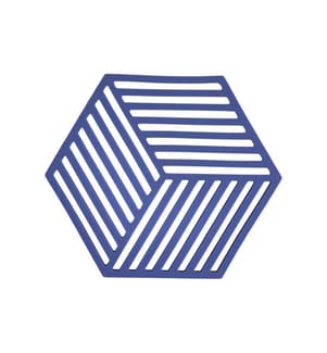 ZONE DENMARK - Dessous de plat Hexagone Bleu foncé
