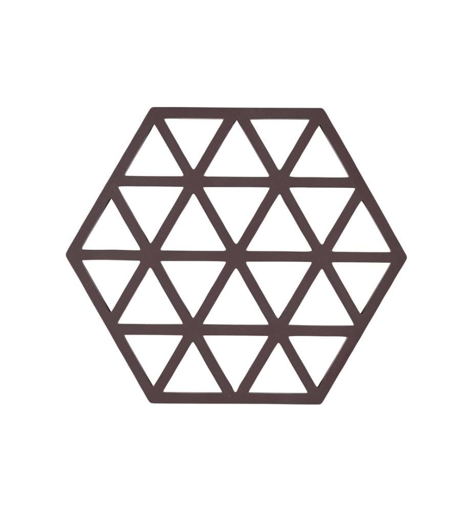 ZONE DENMARK - Topfuntersetzer Triangle Dunkelbraun