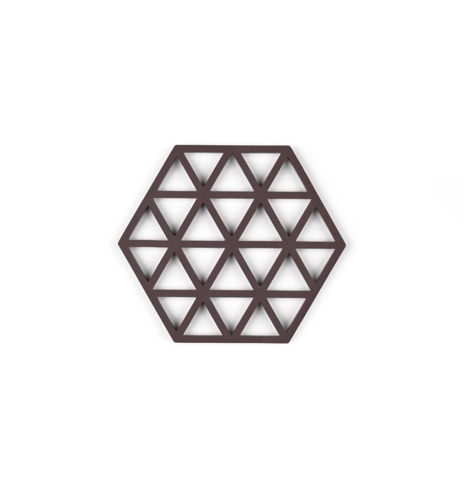 ZONE DENMARK - Topfuntersetzer Triangle Dunkelbraun