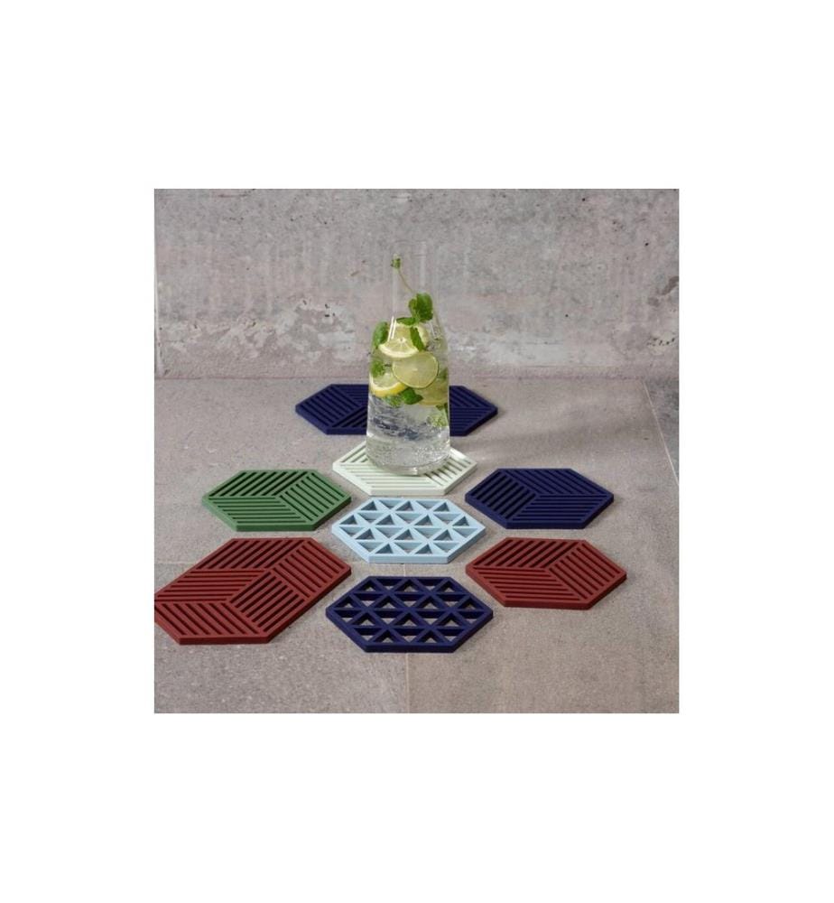 ZONE DENMARK - Dessous de plat Hexagone Bourgogne