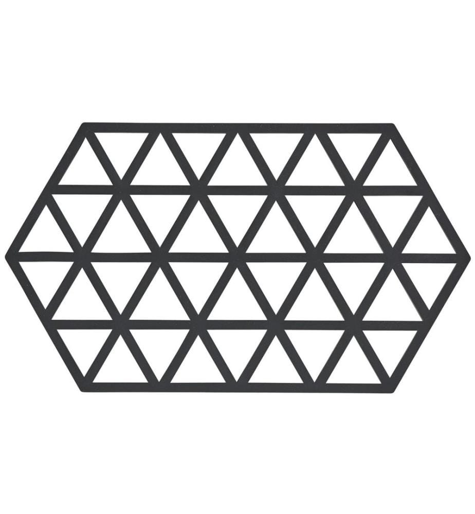 ZONE DENMARK - Dessous de plat Triangles Noir