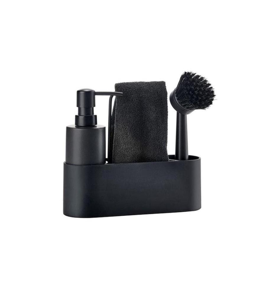 ZONE DENMARK - Rangement évier Lot de 4, Noir
