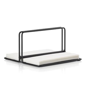 ZONE DENMARK - Porte-serviette Singles 22.5 cm x 11.3 cm, noir
