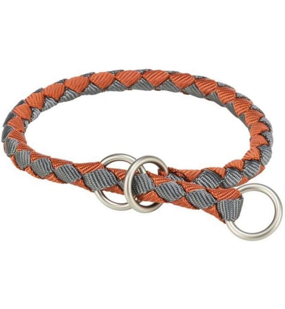 TRIXIE - Collier anti-traction Cavo S-M Gris/Orange