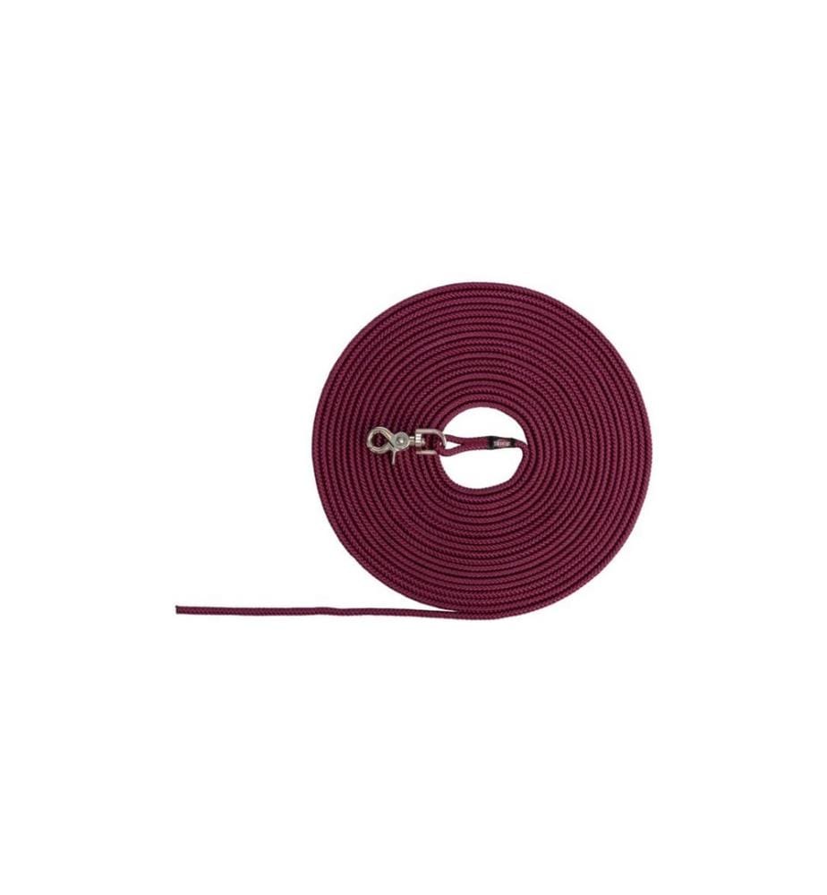 TRIXIE - Longe Trigger-Snap-Hook S-M, 10 m, Bordeaux