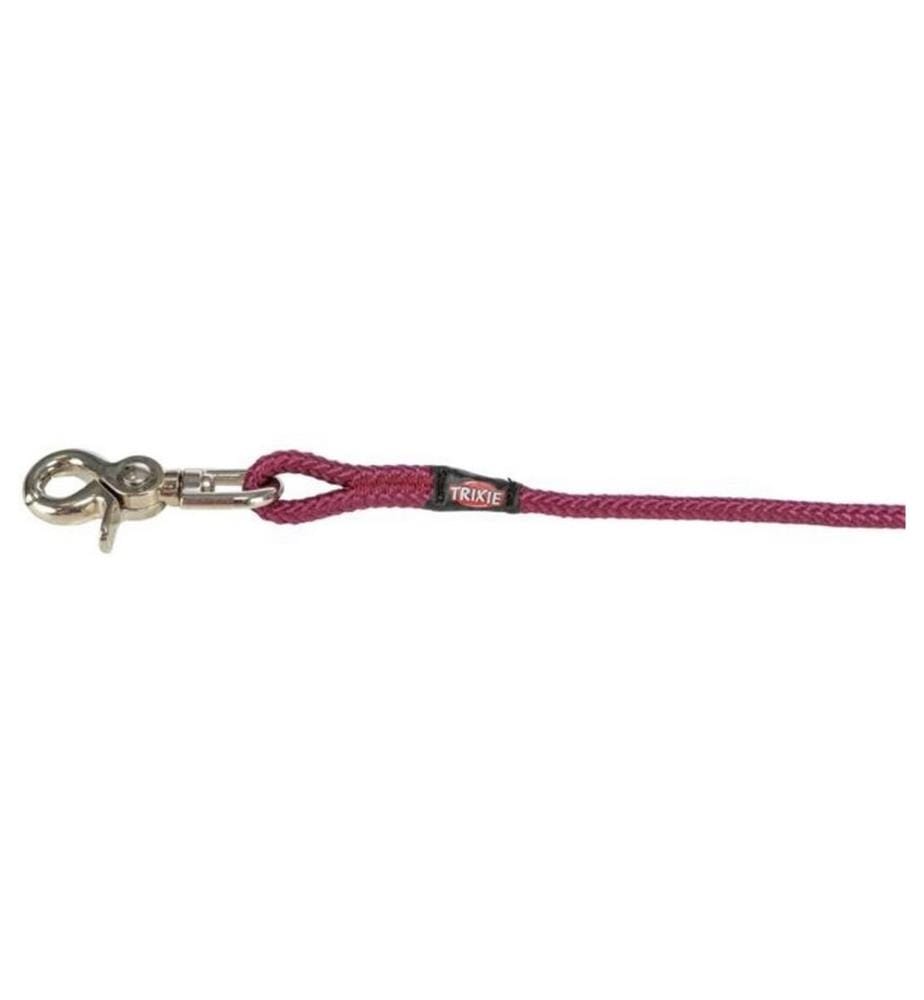 TRIXIE - Longe Trigger-Snap-Hook S-M, 10 m, Bordeaux