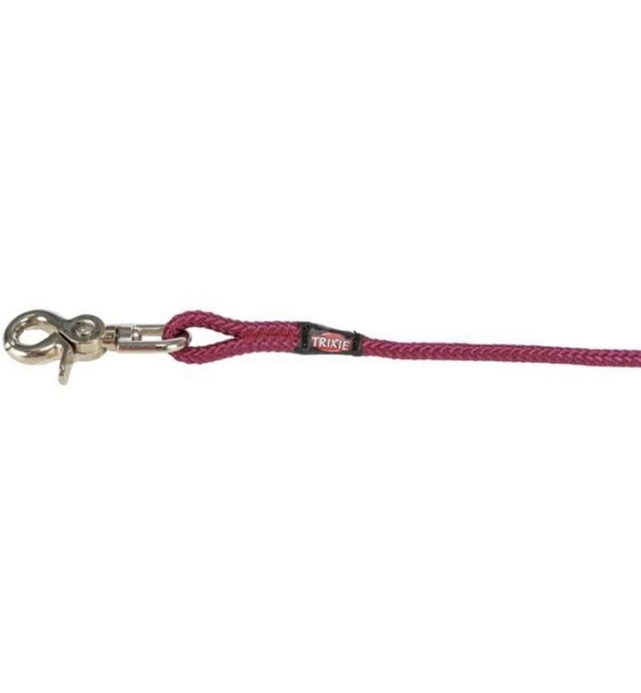 TRIXIE - Longe Trigger-Snap-Hook S-M, 15 m, Bordeaux