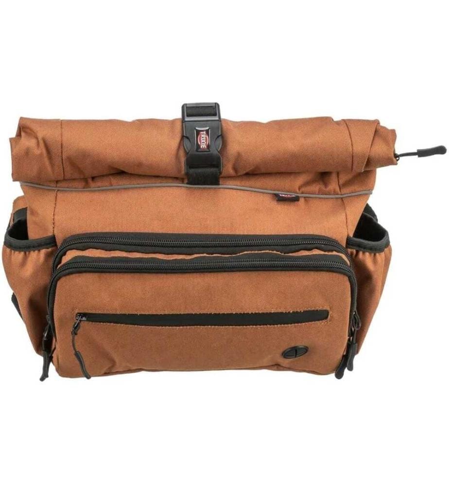 TRIXIE - Rolltop Hüfttasche mit Gurt Braun