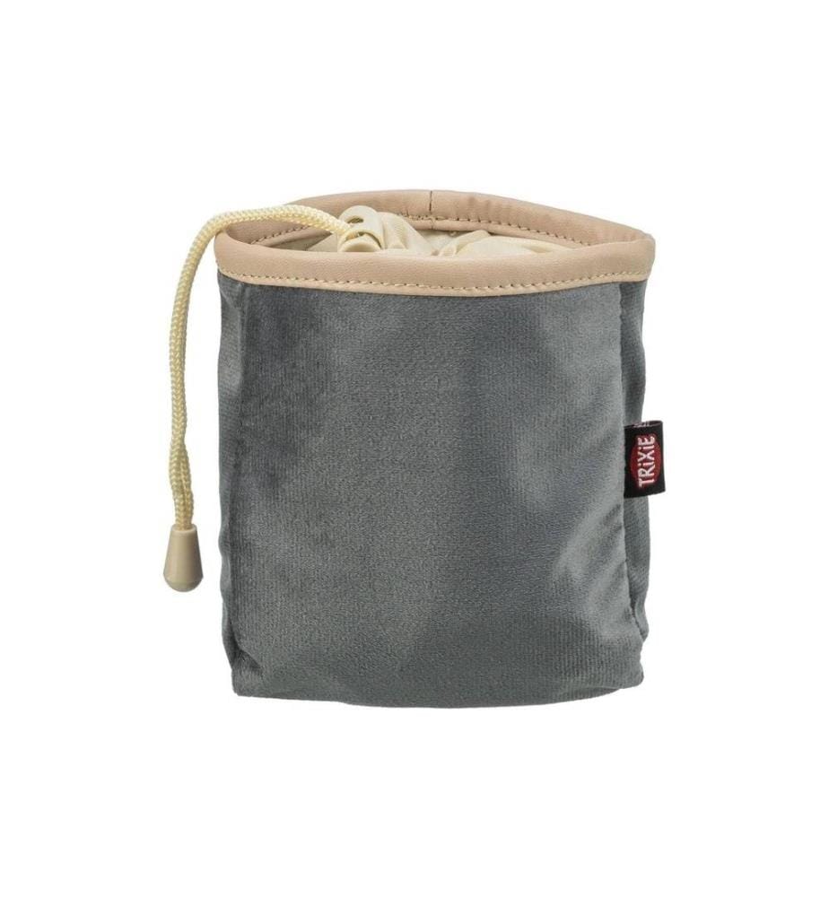 TRIXIE - Snack-Tasche, Velours Grau