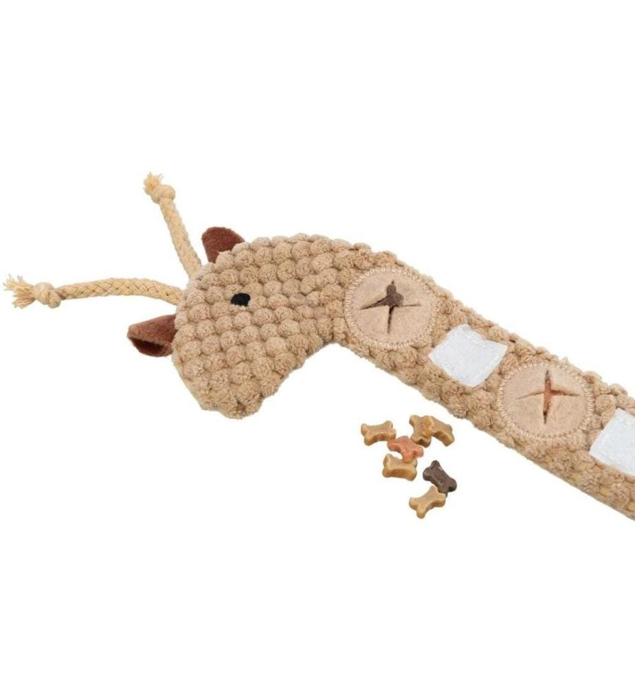 TRIXIE - Hunde-Spielzeug Snack Giraffe, Plüsch, 50 cm