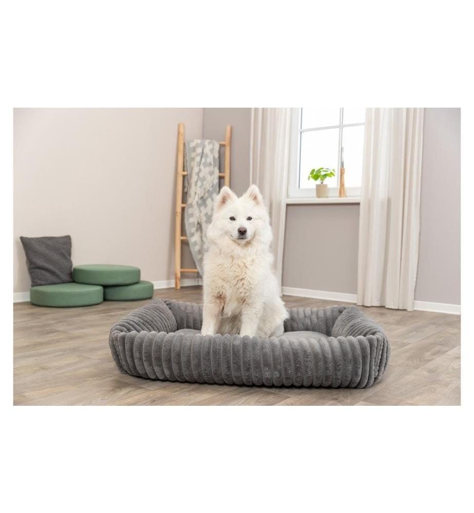 TRIXIE - Hunde-Bett Lonni Grau, 100 cm x 70 cm